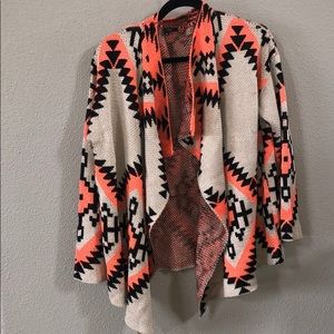 Aztec boho cardigan